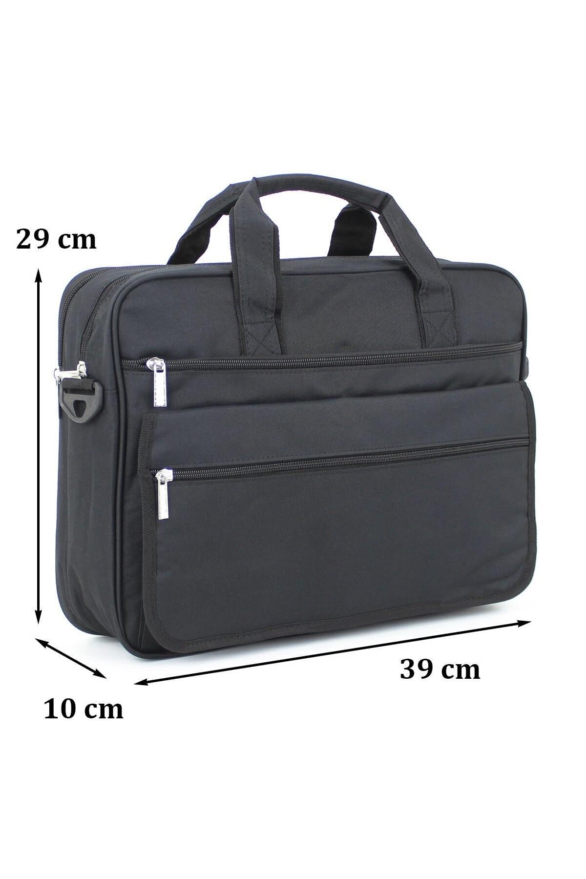 başkent çanta  15.6'' Siyah Bilgisayar Evrak Ve Laptop Çantası - Görsel 2