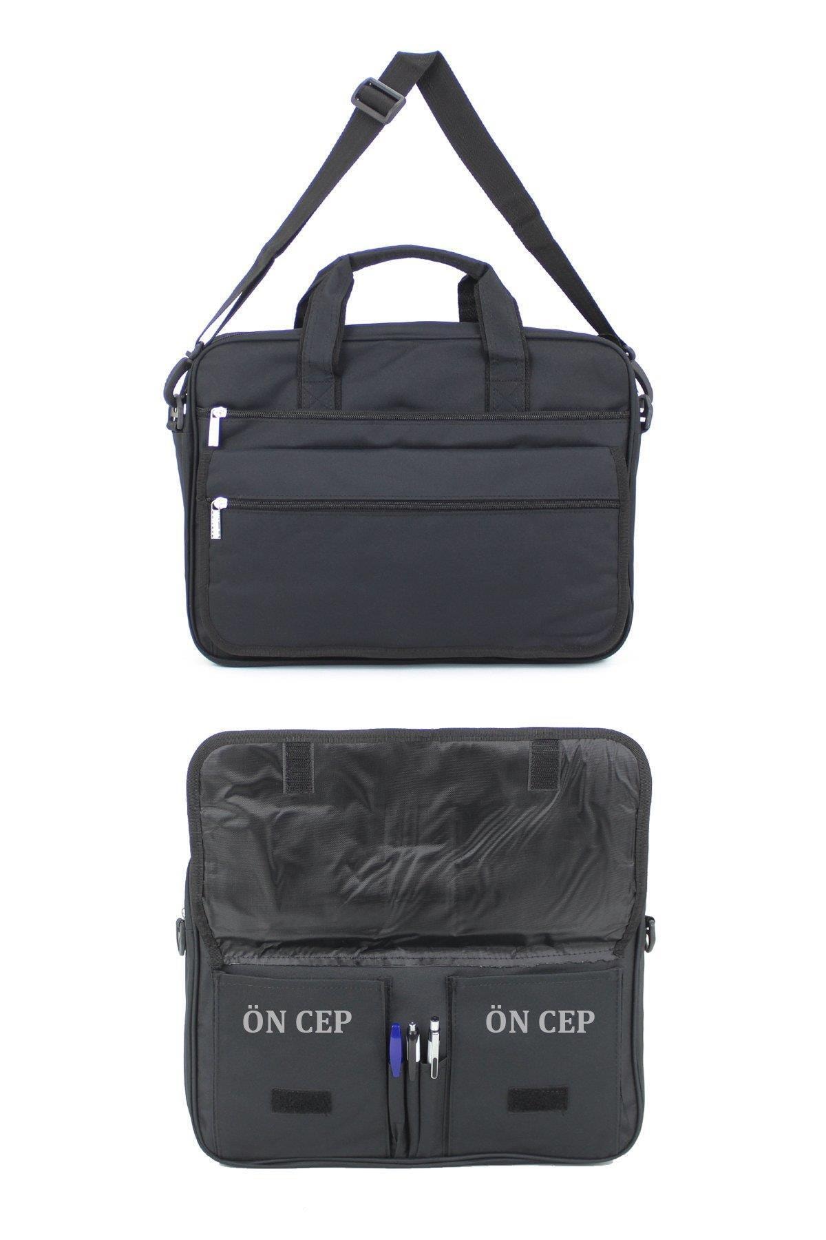 başkent çanta  15.6'' Siyah Bilgisayar Evrak Ve Laptop Çantası - Görsel 6