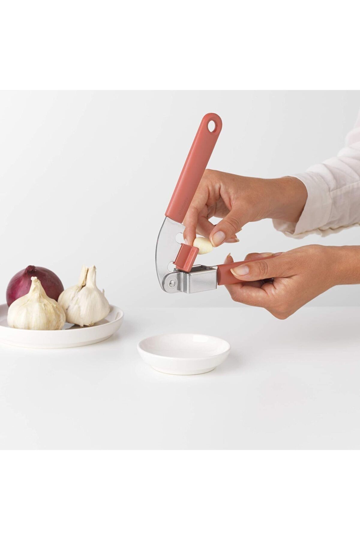 Brabantia-Brabantia Pink Garlic Crusher Evrekala 3