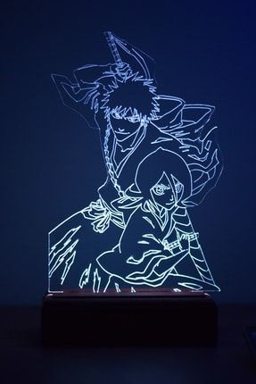Bleach Ichigo & Rukia 16 Renk Anime Gece Lambası MDW-ANM-114