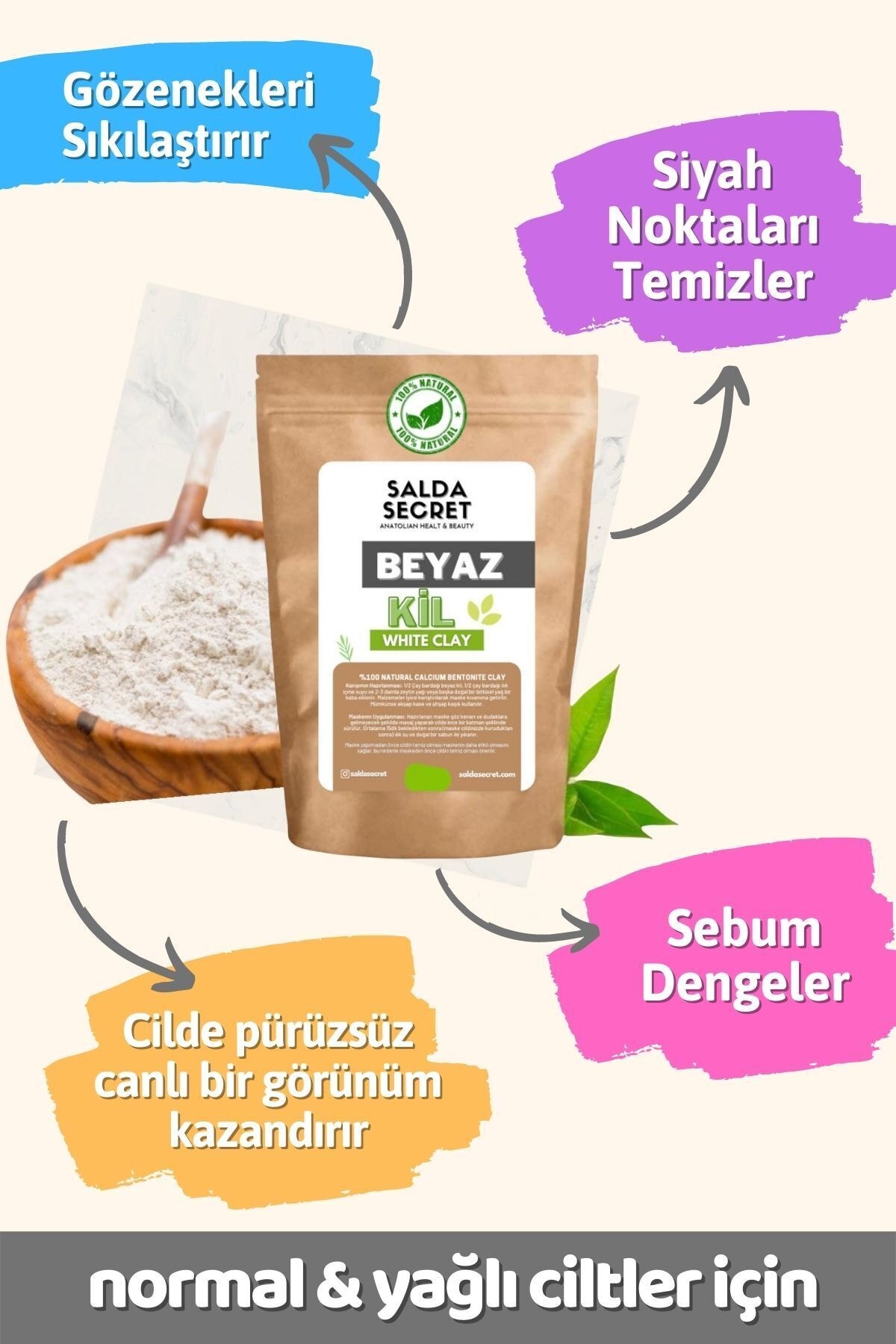 ماسک صورت   Salda Secret | SSBYZK250SBES اورجینال - تصویر 3