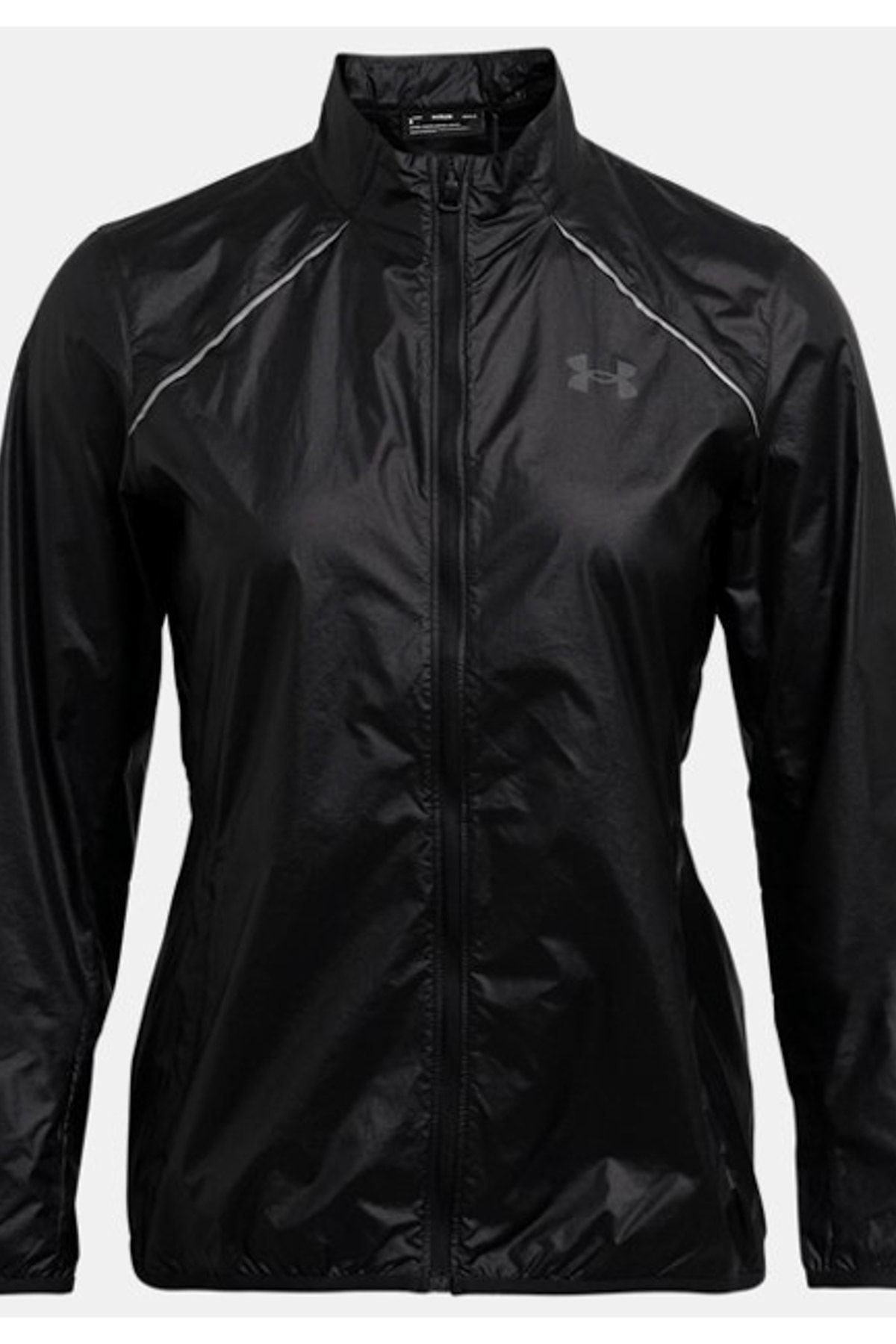 Under armour best sale black rain jacket