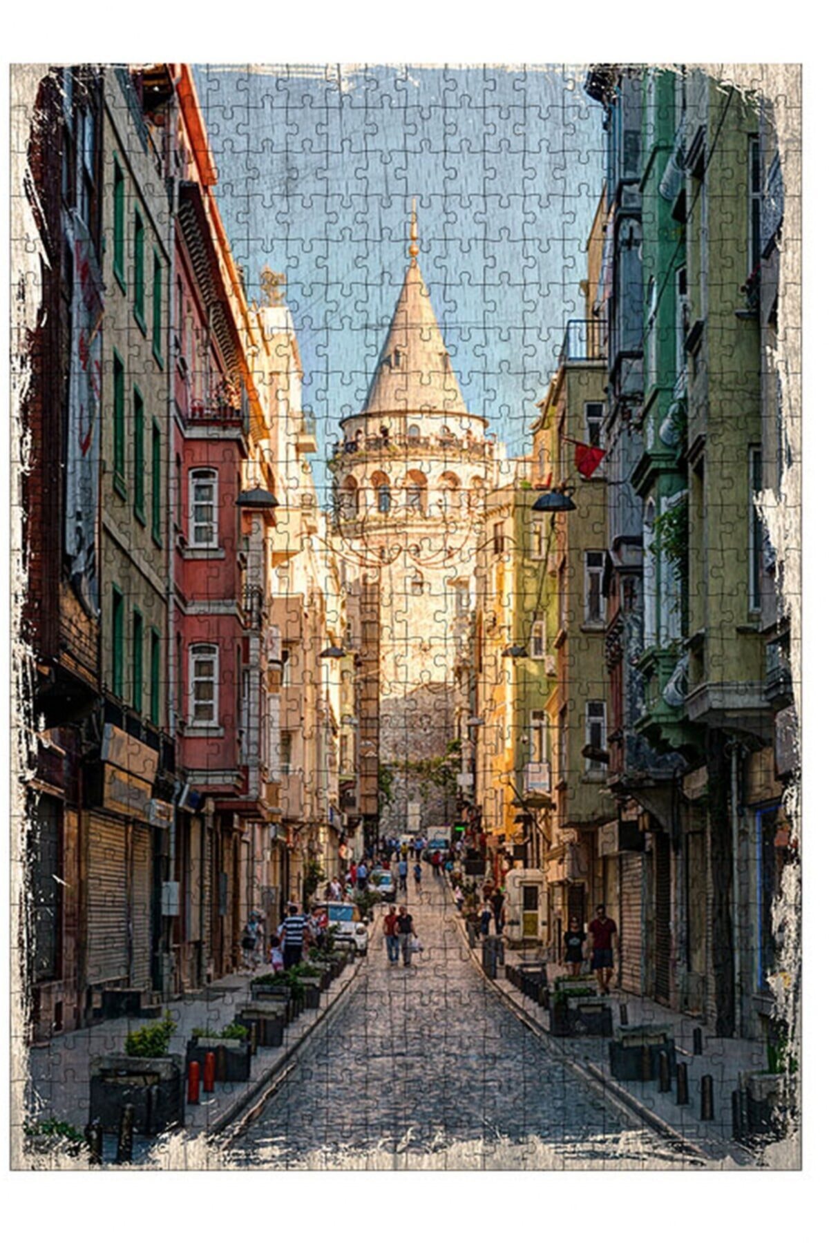 Tablomega Ahşap Puzzel Istanbul Galata Kulesi 500 Parça 50*70 Cm