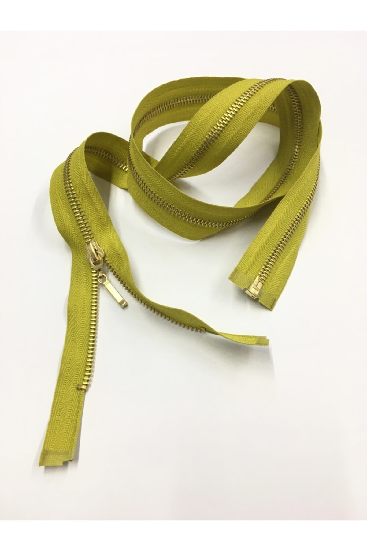 Demir Tooth Coat Zipper 85 Cm Oil Green