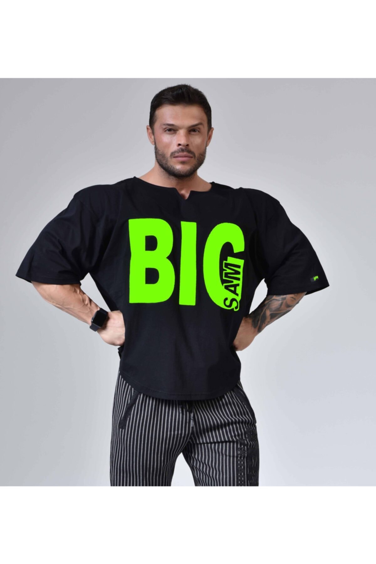 Big Sam Oversize Rag Top Vücut Geliştirme T-shirt