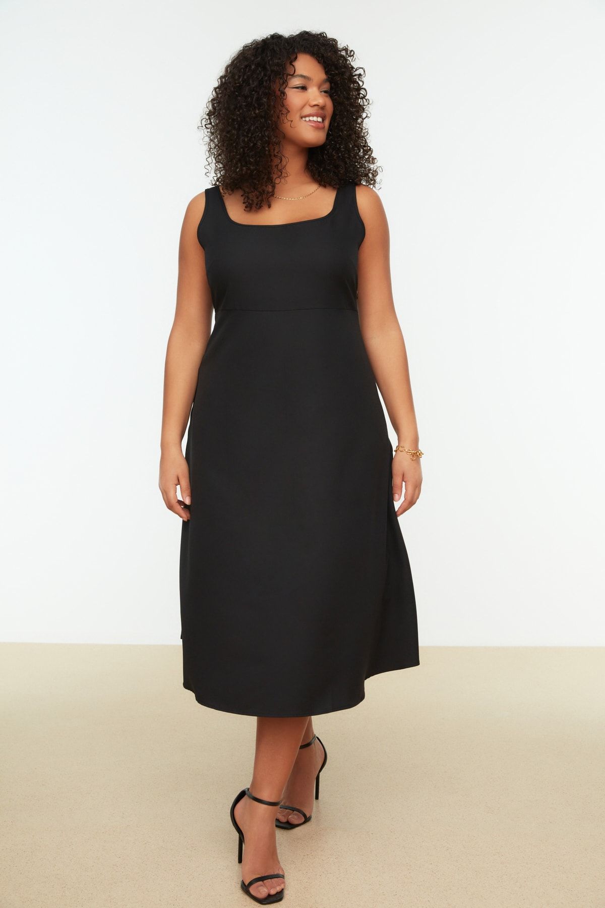 Plus size a sale line midi dress