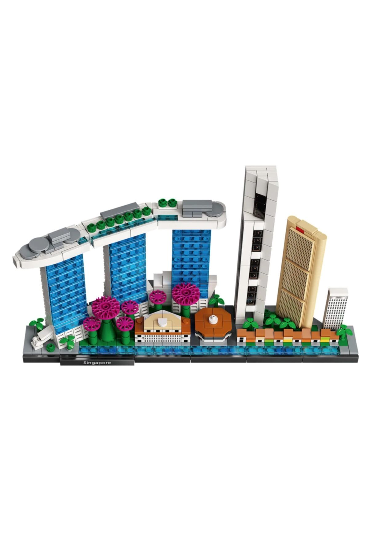 LEGO-21057 نموذج العمارة سنغافورة - تصميم بسيط وأنيق 3