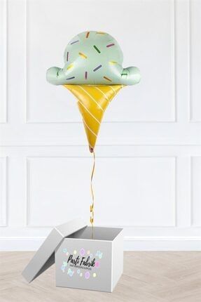 Mint Yeşili Külahta Dondurma Folyo Balon PF8485
