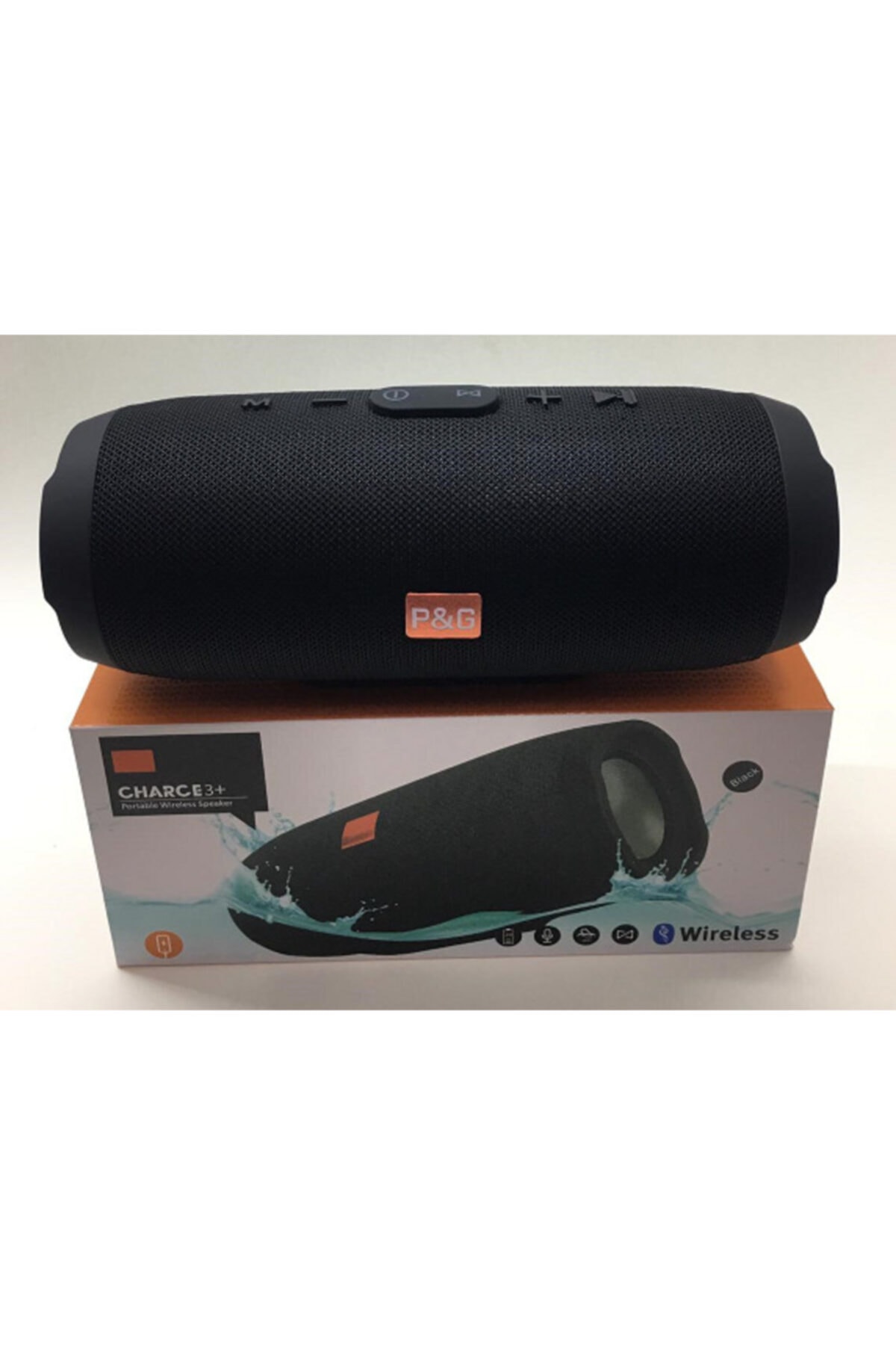 P&g Charge 3 Bluetooth Hoparlör Su Geçirmez Taşinabilir Speaker Siyah