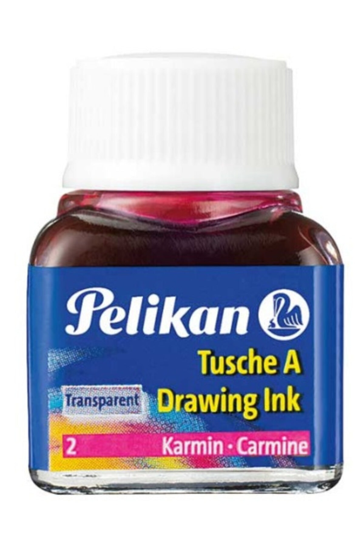Pelikan 523 Çini Mürekkebi 2 Carmın Kırmızı(pembe)