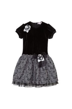 Siyah Kadife Çocuk Elbisesi 0099
