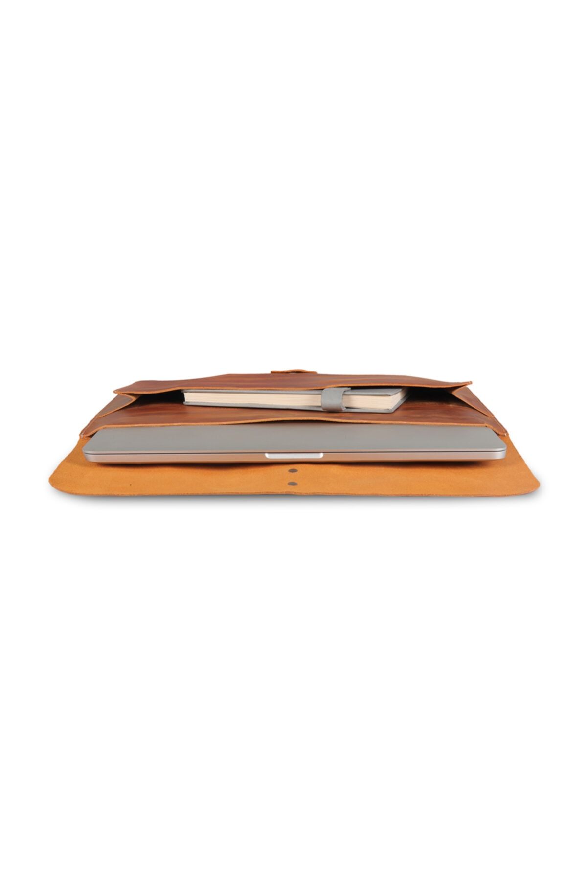 کیف نوت بوک چند رنگ چرمی Knotted MacBook Pro و Air Cocative 13.3 13 INC شتر LONDO