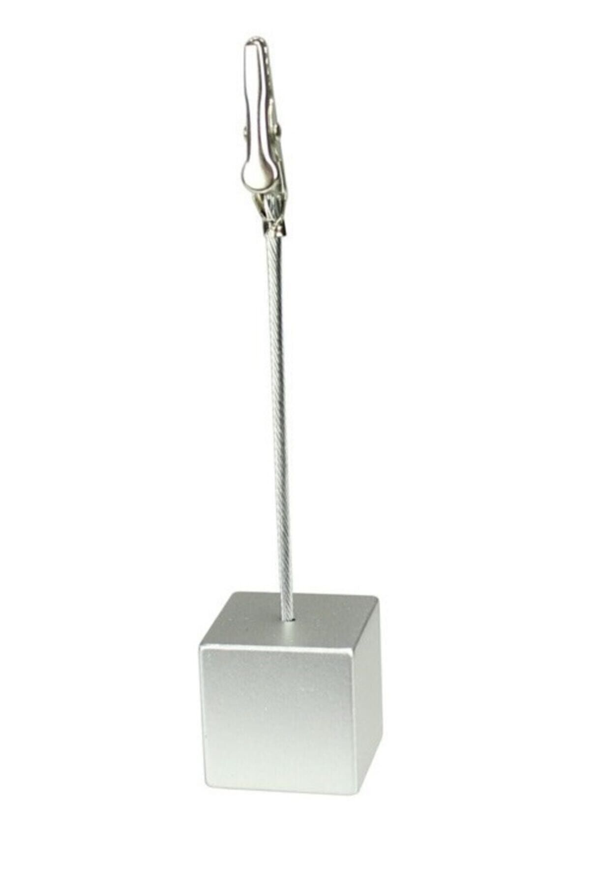 GIFTS STORE Suport Pentru Note Cub Din Metal (suport Pentru Note Cub Pentru Masă) Clemă Cu Gură De Crocodil - One Size