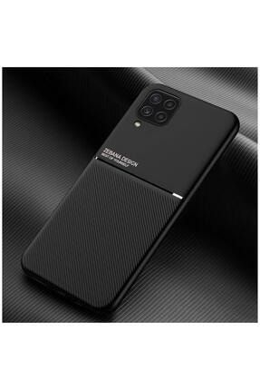 Samsung Galaxy A22 Uyumlu Kılıf Design Silikon Kılıf Siyah 2100-m535
