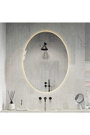 80x60 Günışığı Elips Işıklı Ayna Banyo Aynası Tuvalet Aynası Ledli Ayna 80*60 Elips TYC00336198108