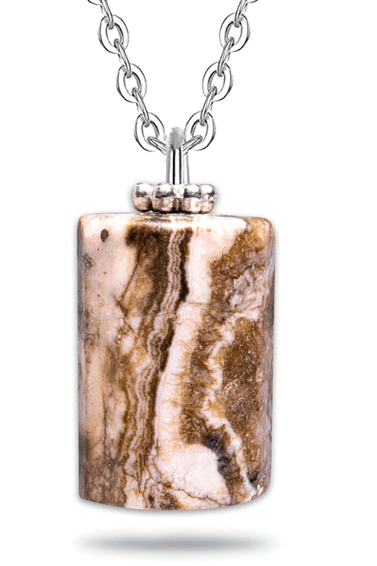 Rhodonite stone cheap necklace