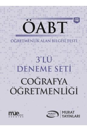 Murat Öabt Coğrafya Öğretmenliği 3 Deneme Çözümlü 9786057816399