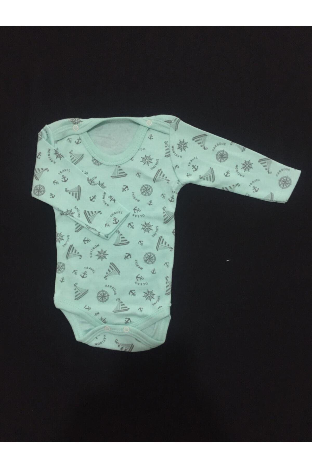 بادی نوزادی پسرانه – دخترانه سفید BABYİBO | 290820206 اورجینال - تصویر 3