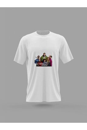 The Umbrella Academy Netflix Dizi Film Süper Kahraman Baskılı T-shirt PNRMTSHRT4085