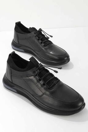 Siyah Leather Erkek Casual Ayakkabı E01811490103