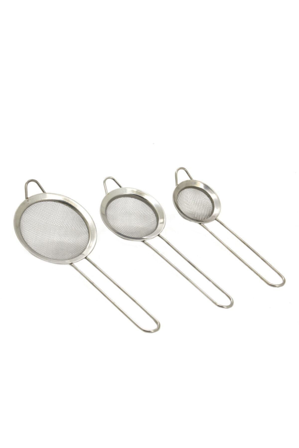 3-Piece Metal Strainer