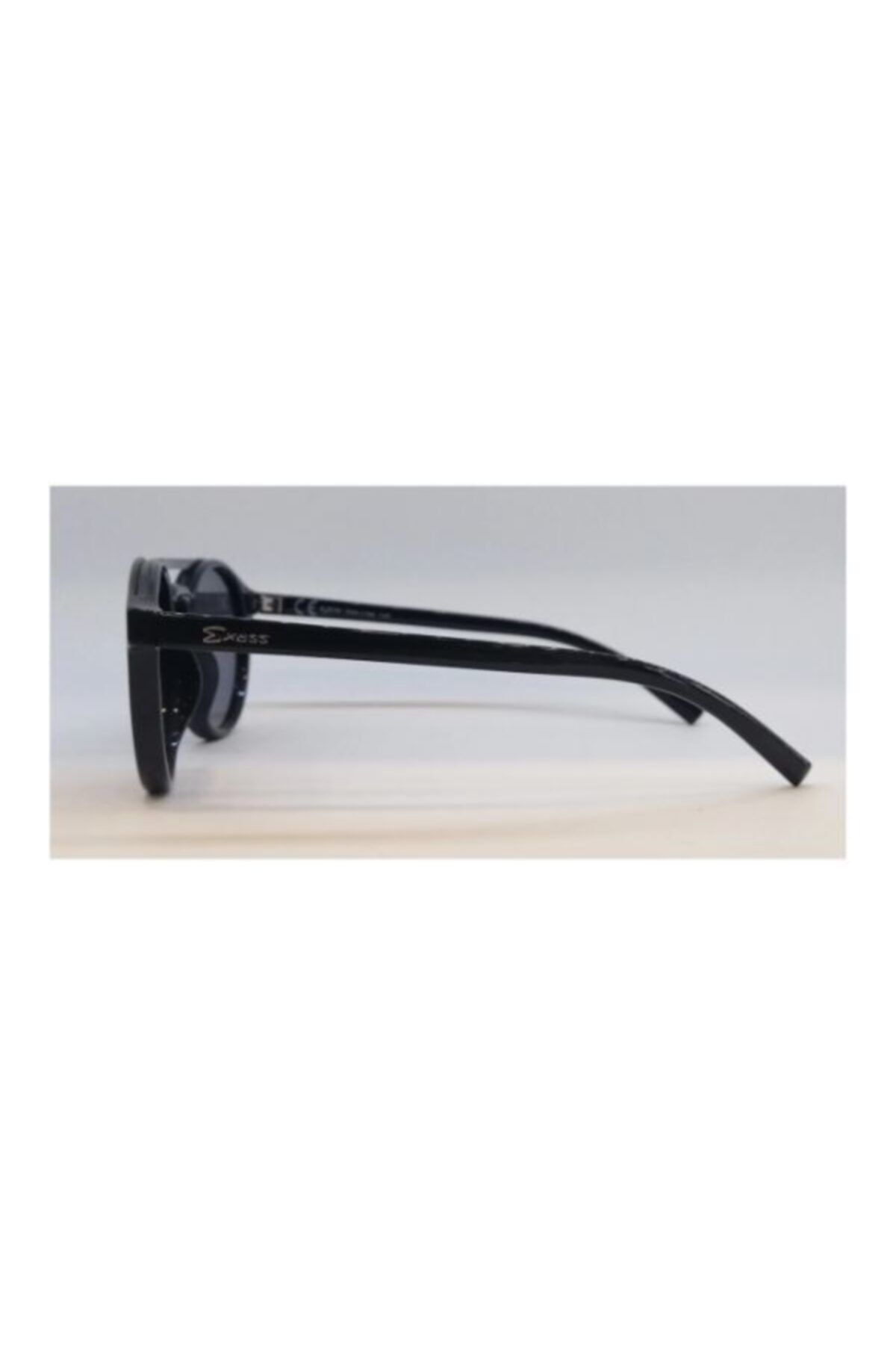 Exess-Mod 3 2127 Round Black Unisex Sunglasses 2
