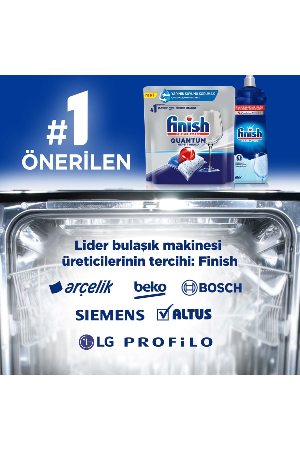 Finish Quantum 120 Tablet Bulaşık Makinesi Deterjanı (40X3 ADET) ZO8500