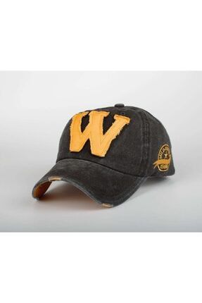 W Kep Şapka Yıkamalı Siyah WKPS2