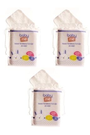 Bebek Temizleme Pamuğu 3 Lü Paket 60 Adetli csk1501