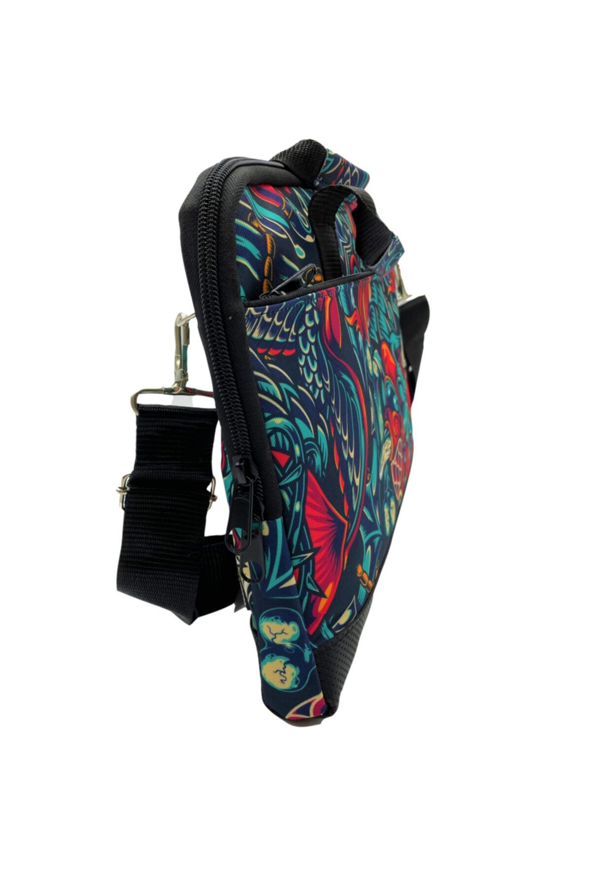 Differ-13-14'' Inch Mask Pattern Shoulder Strap and Cross Notebook Laptop Macbook Bag 3