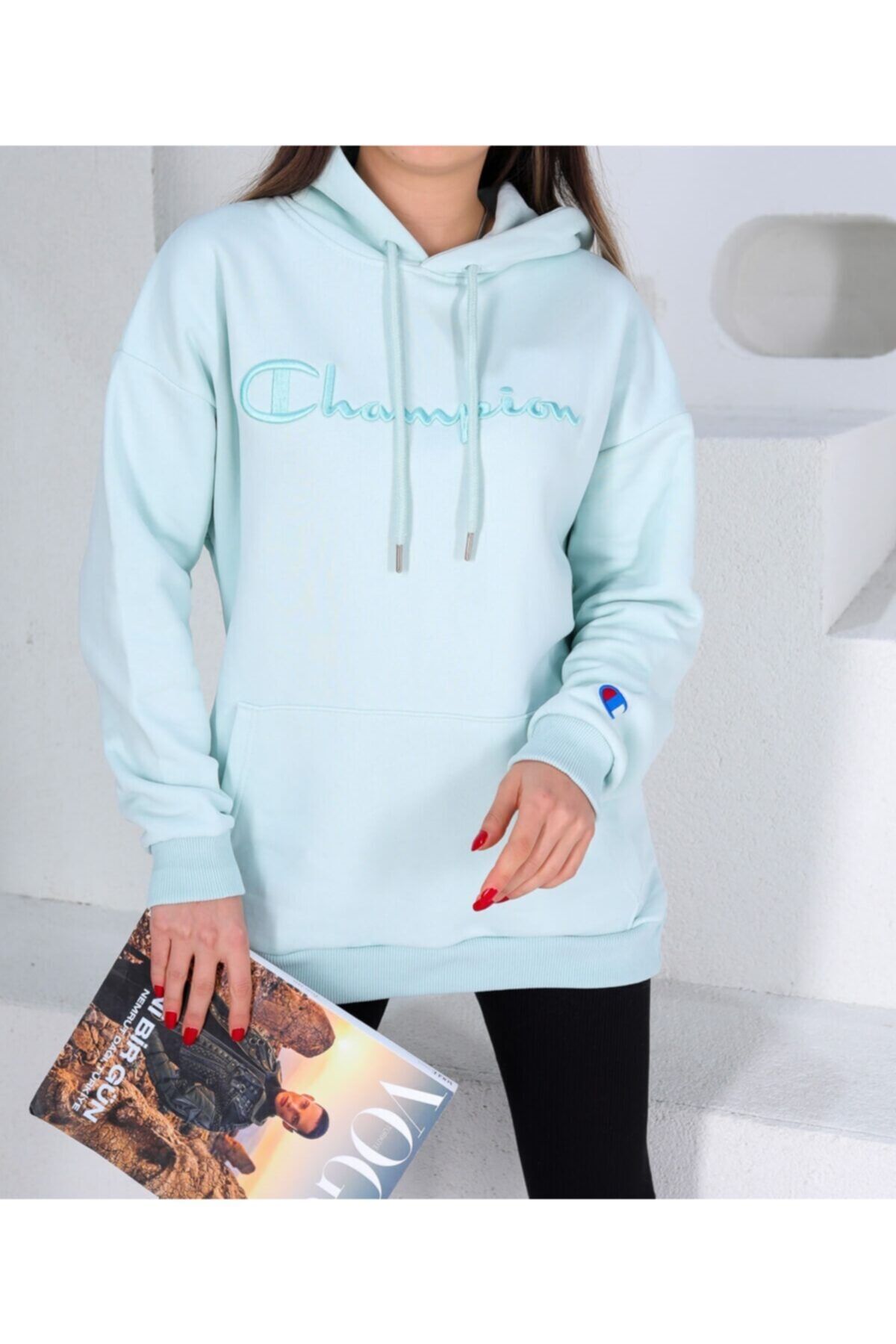 Champion sales hoodie aqua