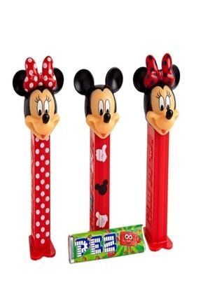 Dispenser Şeker Oyuncak - Disney Mickey Mouse 1 Adet Oyuncak + 3 Şeker Paket scmickeypezoyuncakseker