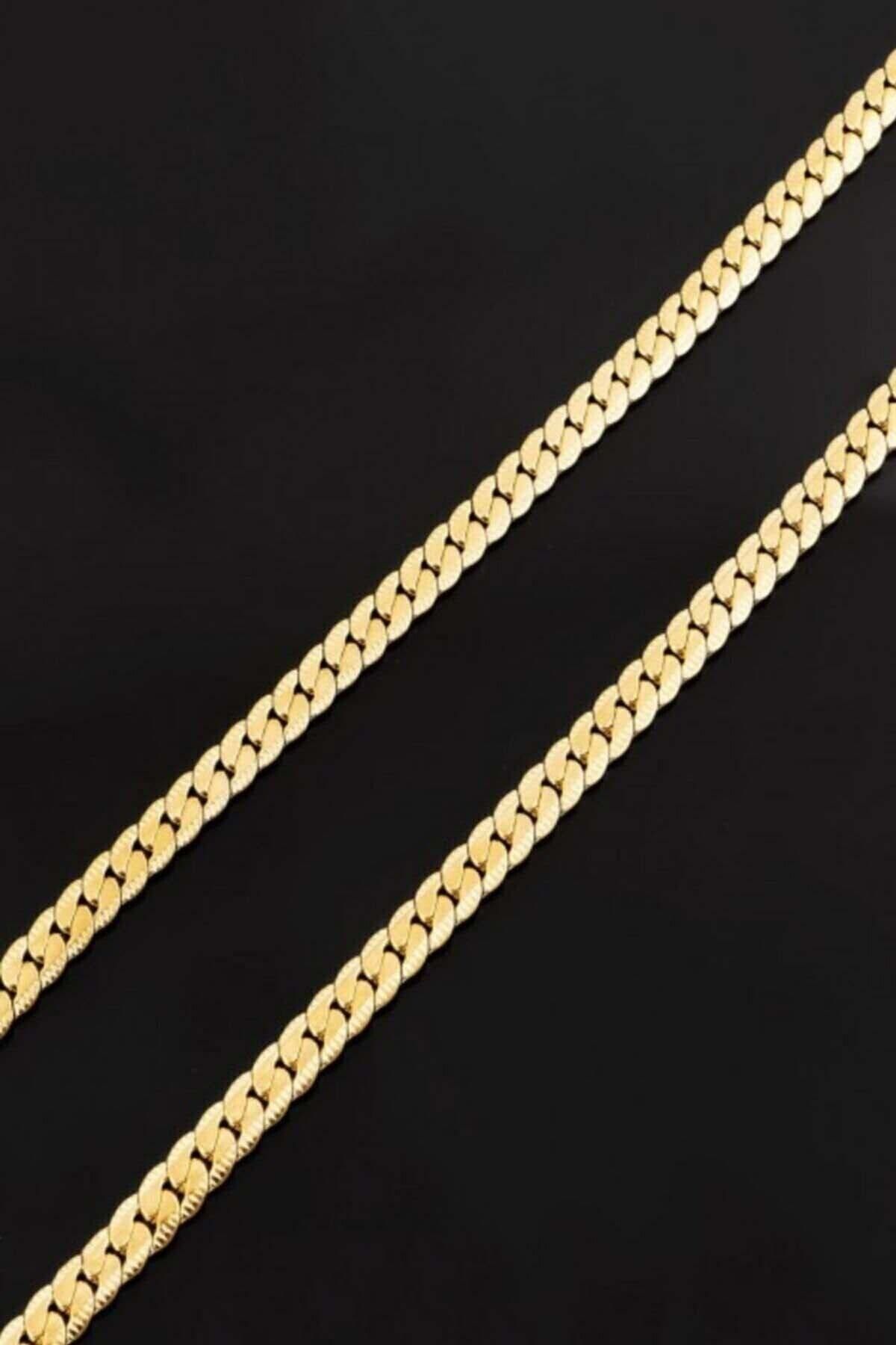 The Collection-Urban Stainless Gold Steel Chain Necklace 2