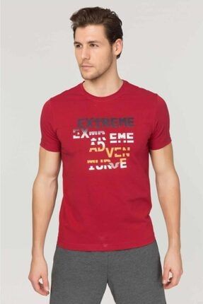 Gri Pamuklu Erkek T-Shirt FS-1674 TB19MF07S1674-1