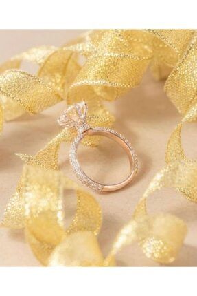 Prenses Diamond Gold Renk Özel Seri Modeli Saf Gümüş 588074