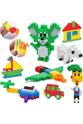 Tik Tak 500 Parça Lego Eğitici Yapı Blokları Erkek Kız Çocuk Eğitici Oyuncak 500 tiktak