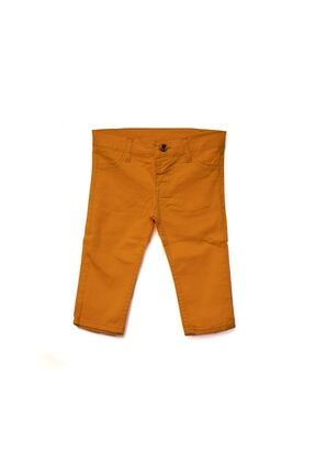Beli Lastikli Gabardin Kumaş Hardal Çocuk Pantolon RM2122