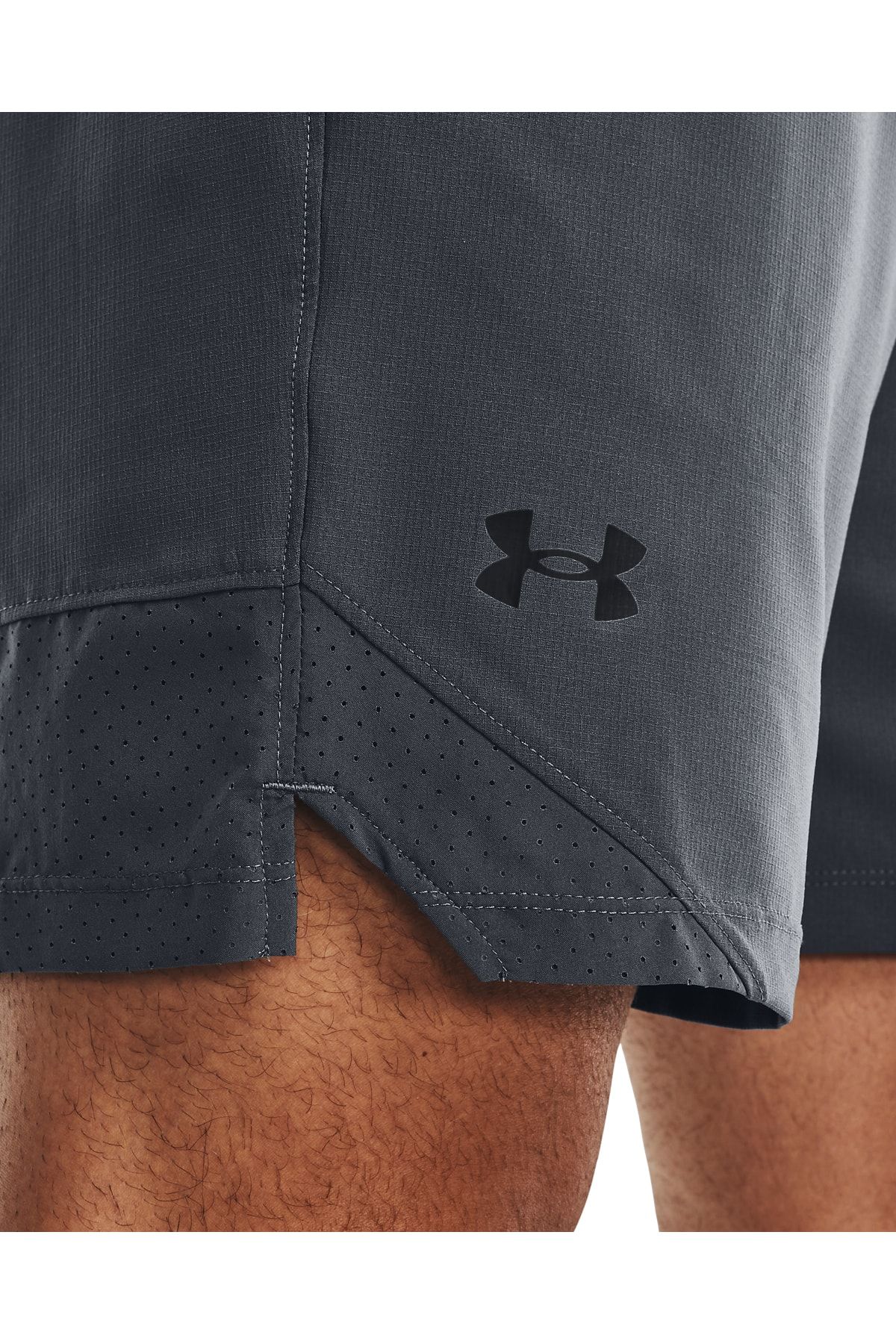 شورت ورزشی خاکستری مردانه بافندگی UA در 1370382 012 Under Armour