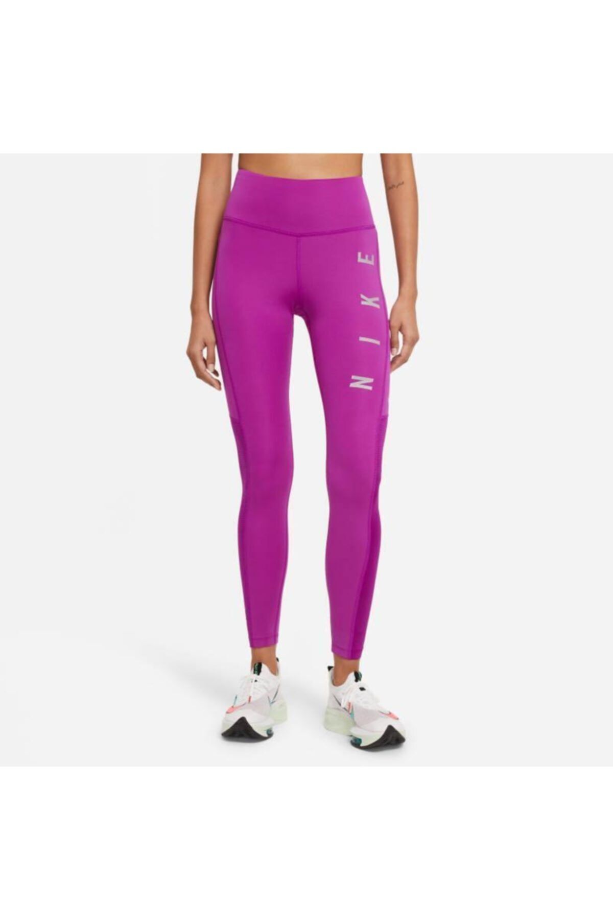 Nike Women Cave Purple Dri-FIT Run Division Fast Running Leggings