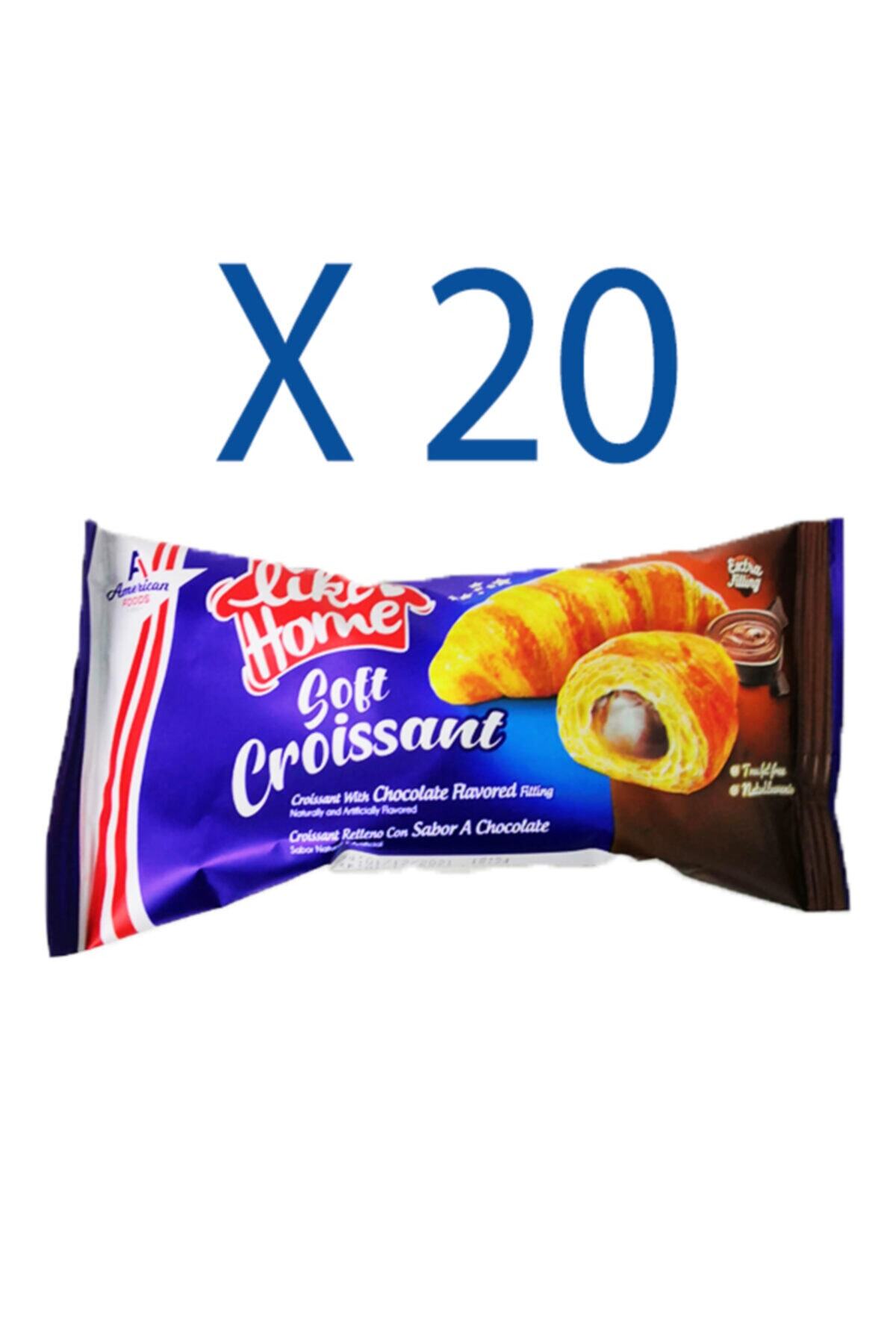 AMERICAN FOOD American Foods Like Home Croissant Çikolatalı 20x50 Gr Kruvasan