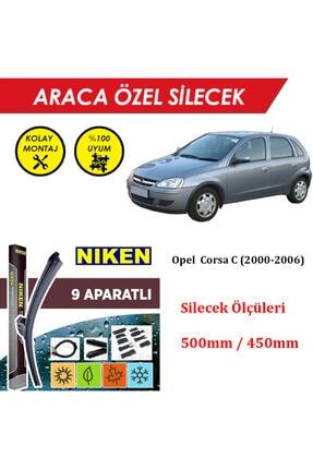 Opel Corsa C Ön Cam Silecek Takımı (2000-2006) CorsaC(2000-2006)