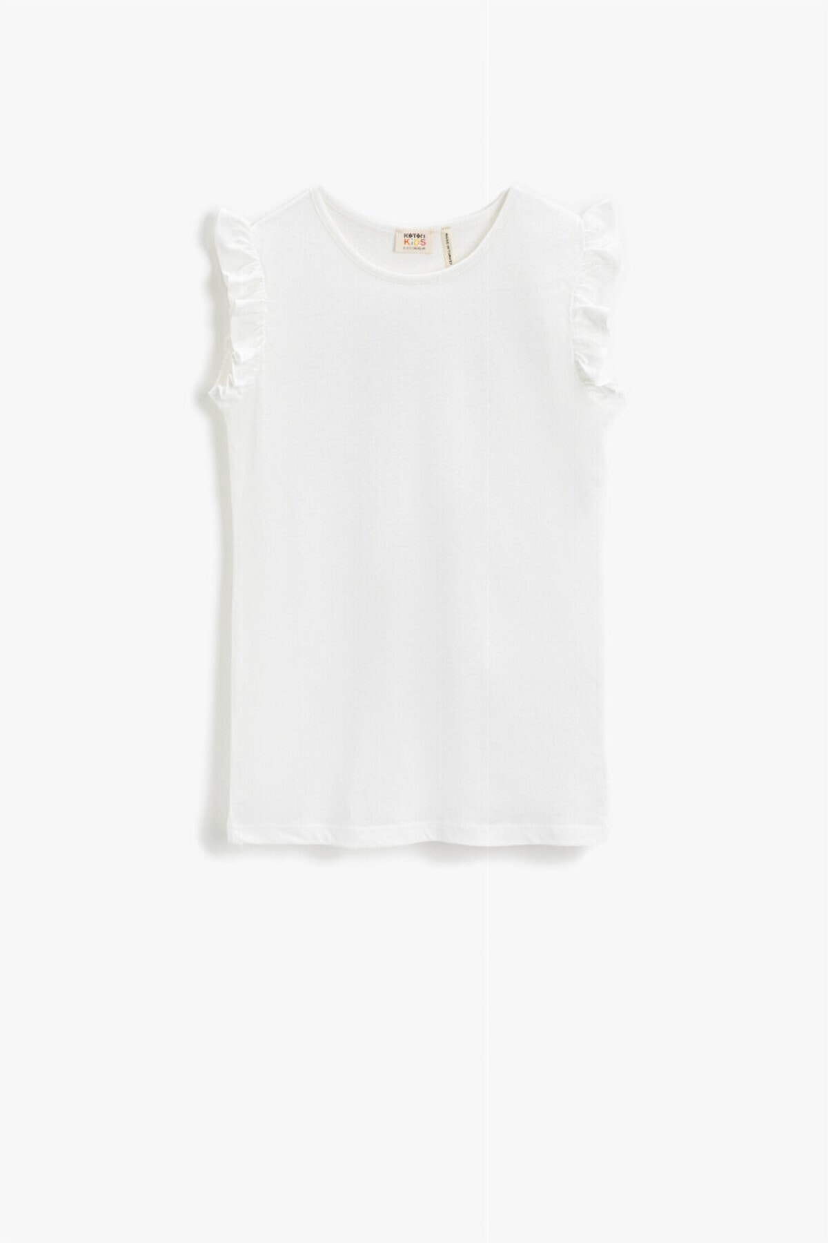 Koton T-Shirt Weiß Figurbetont Fast ausverkauft