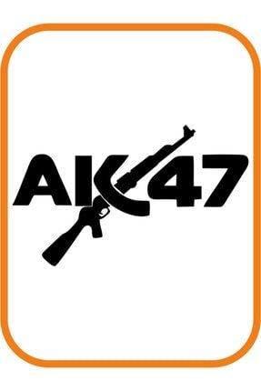 Ak47 Keleş Oto Sticker Motor Sticker 20x12 Cm Siyah K0087