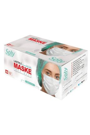 3 Katlı Burun Telli Tam Ultrasonik Cerrahi Maske 50 Adet 8680468061809