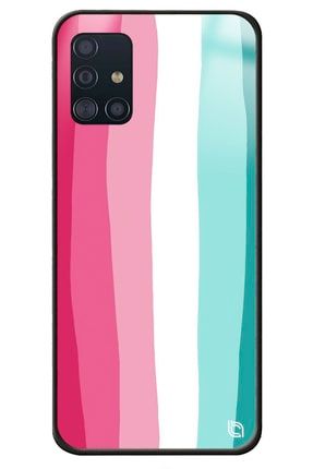 Samsung A51 Rainbow Gökkuşağı Premium Desenli Glossy Kılıfı rainbowglossy_183