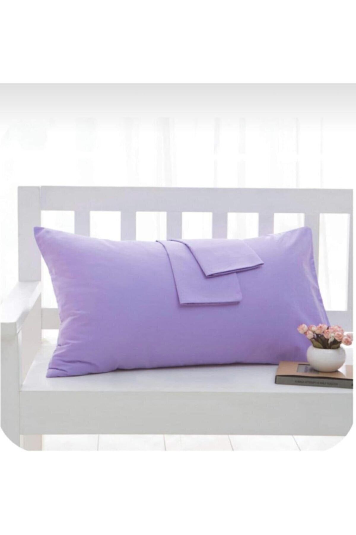 VentiSette 1 Piece Lilac lilac Cotton Zippered 50x70 Cm Pillow Case