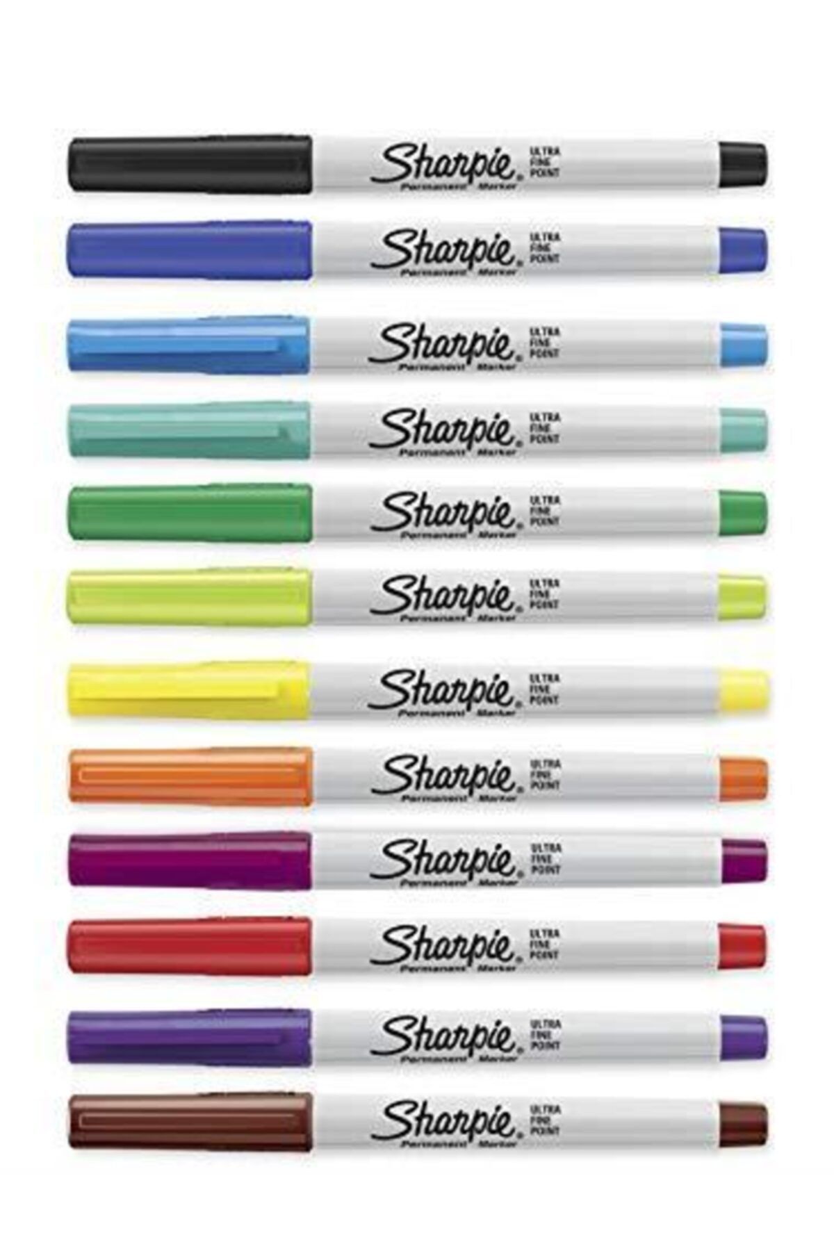 Sharpie-Ultra Fine, Super Thin Tip, Mixed 12 Pack K 2