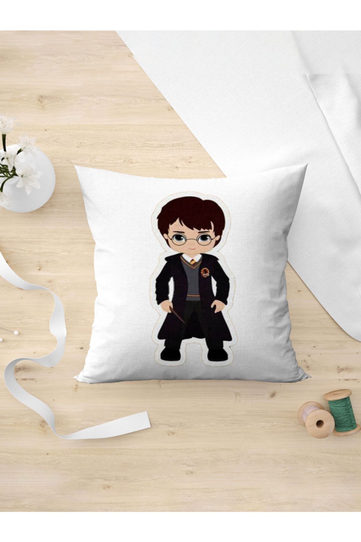 Panorama Ajans Harry Cute Sticker Pillow Case for Harry Potter