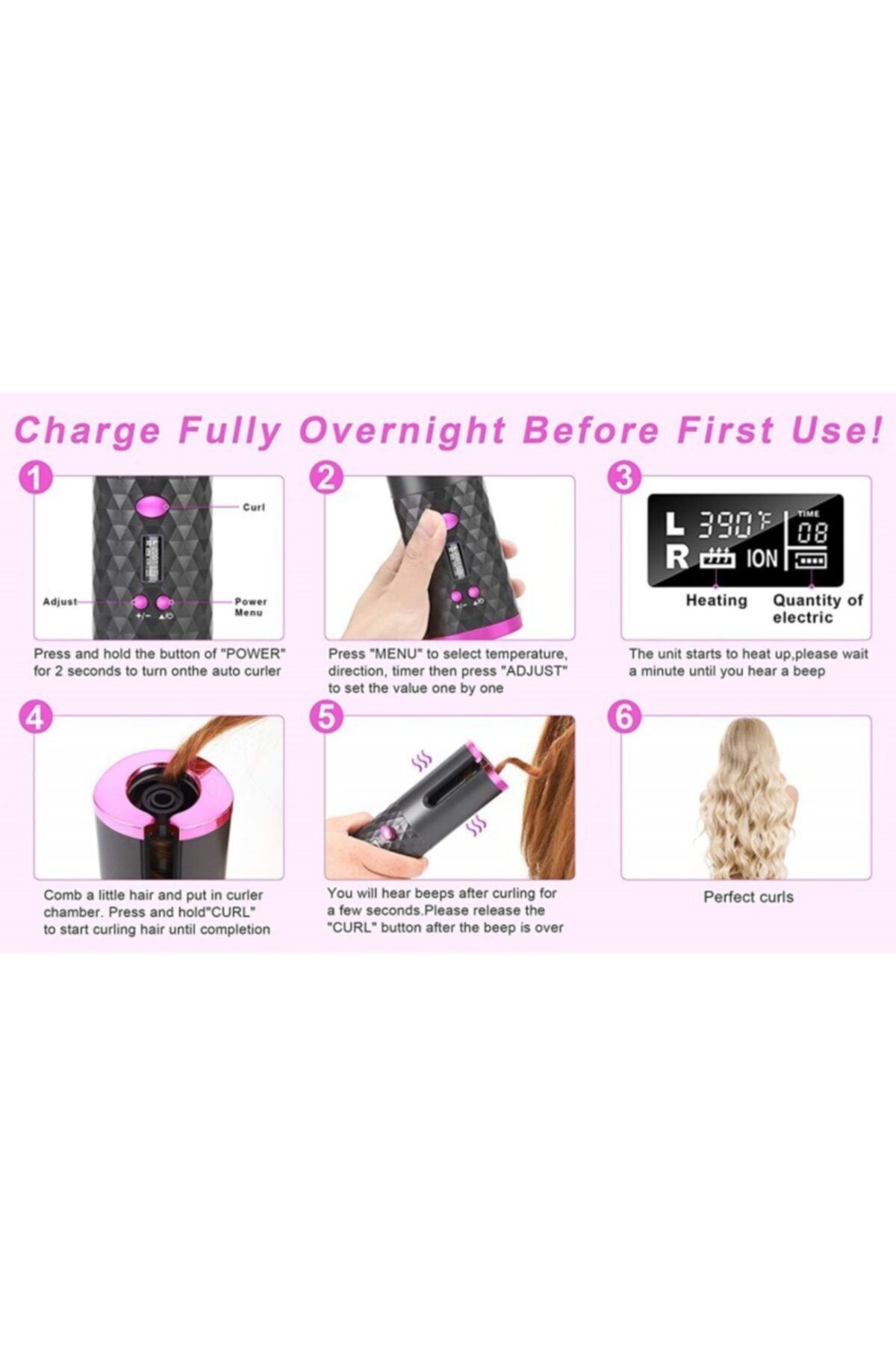 Air spinning deals curl machine