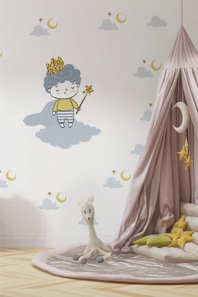 Uykucu Kral Çocuk Odası Duvar Sticker d2622